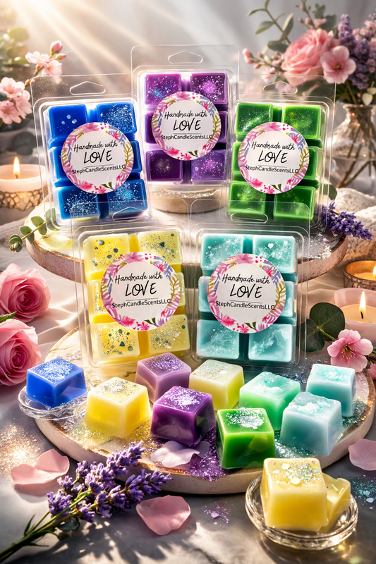 Handmade with love wax melt collection